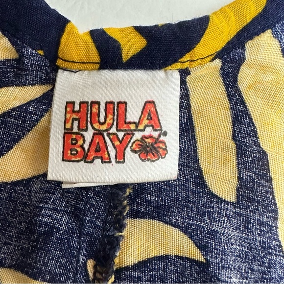 HILA BAY Hawaiian Yellow and Black Zebra Print size XL - Picture 5 of 8